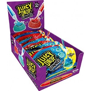 Bazooka Juicy Drop Gummies chewy gummies & Sour Gel 12 packs in each box